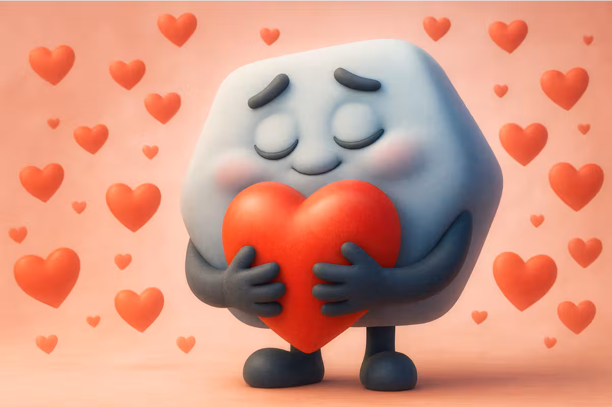 Supportive embrace illustration representing emotional comfort and relationship support